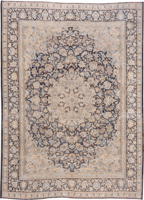 Antique Kerman Area Rug (9' x 12')